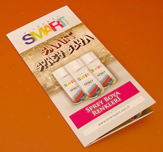 Smart Sprey Boya Kartelası