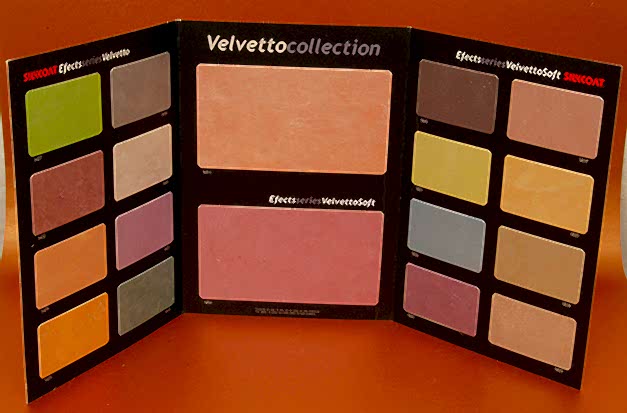 Silkocat Efects Velvetto Renk Kartelası